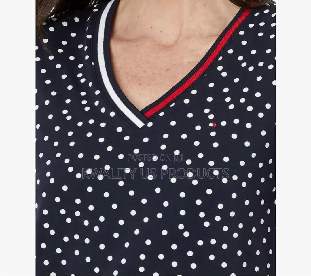 Tommy Hilfiger Women's v-Neck T-Shirt - Small and Medium Sizes
