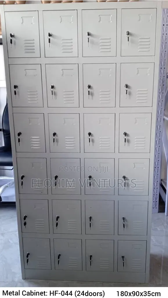 24 Door Metalic Cabinet