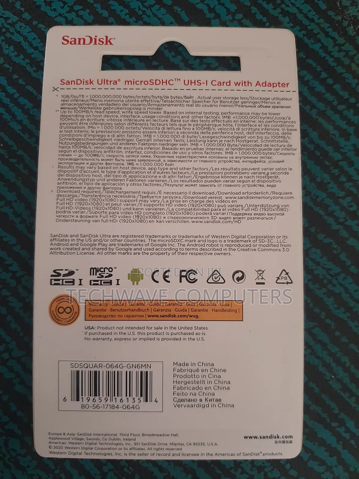 Sandisk 64gb Sdcard