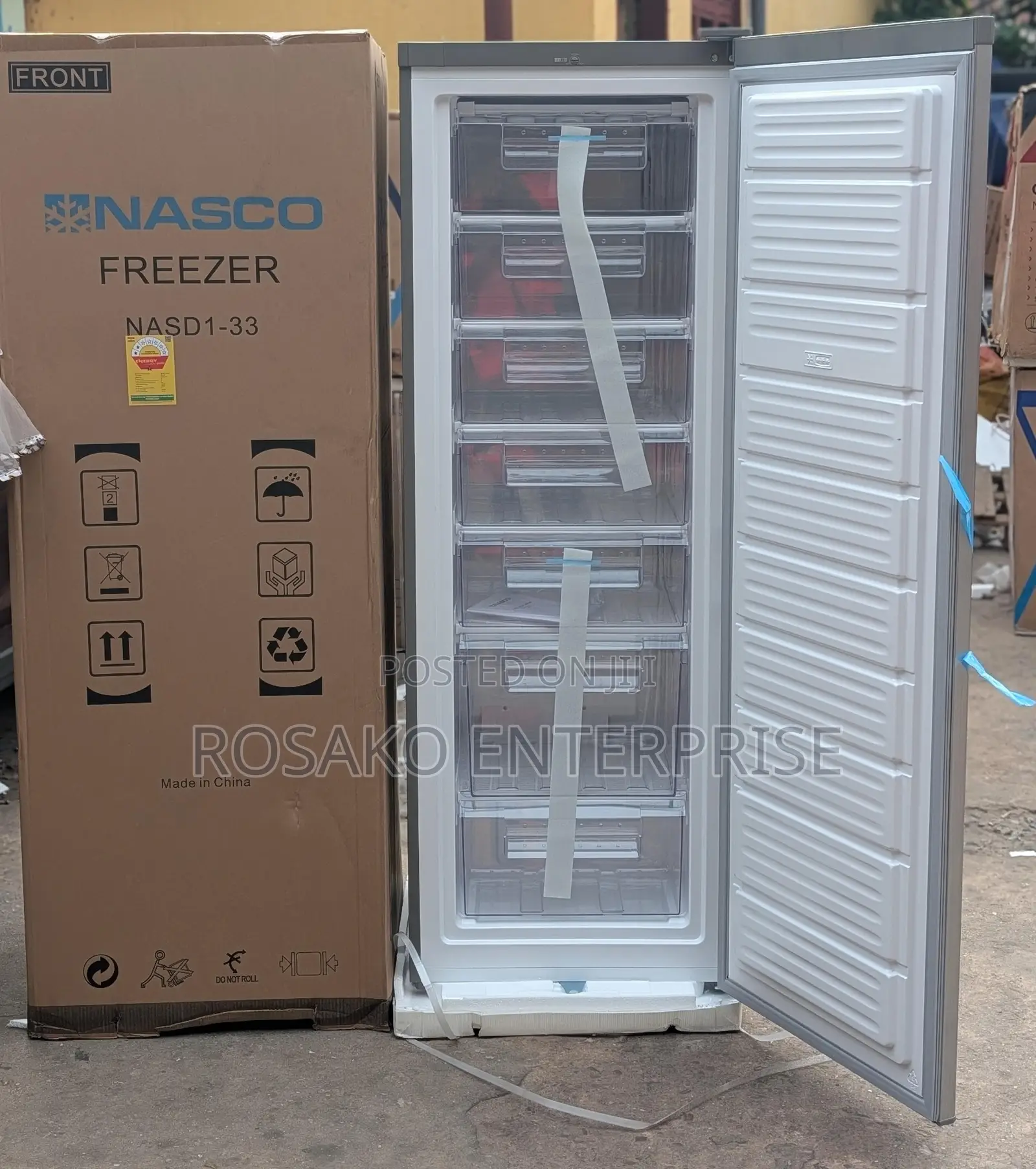 Nasco Standing Freezer 242l