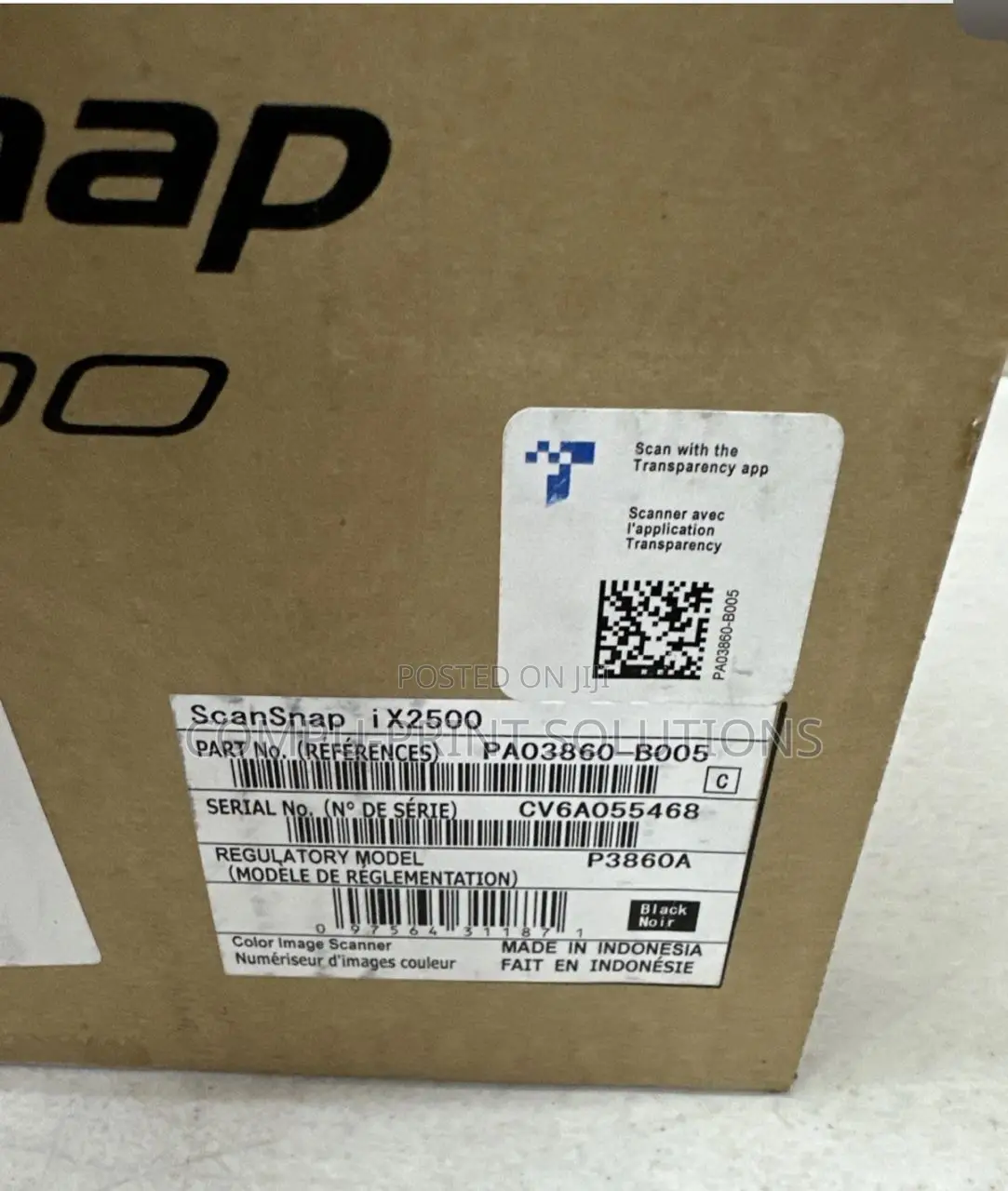 Ricoh Scansnap Ix2500 Document Scanner