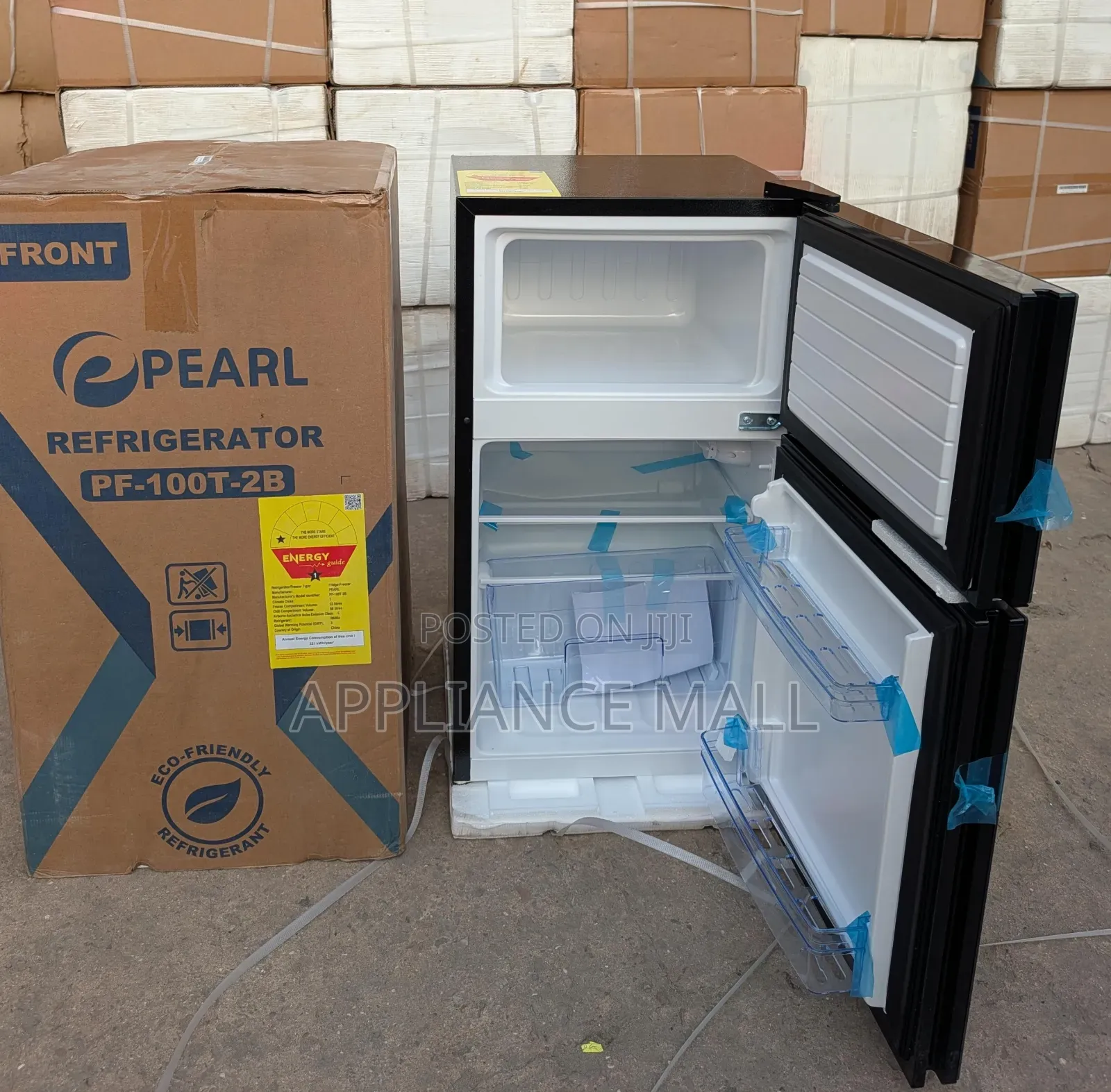 Pearl Fridge Tabletop Double Door 90l