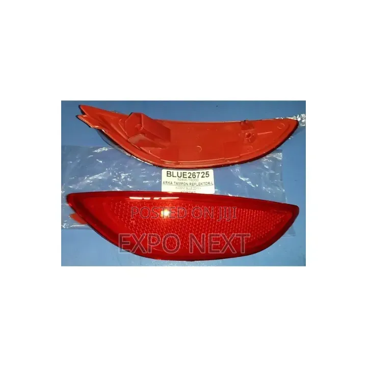 Tail Light Rear Bumper Lights Reflector for Accent 2012-2017