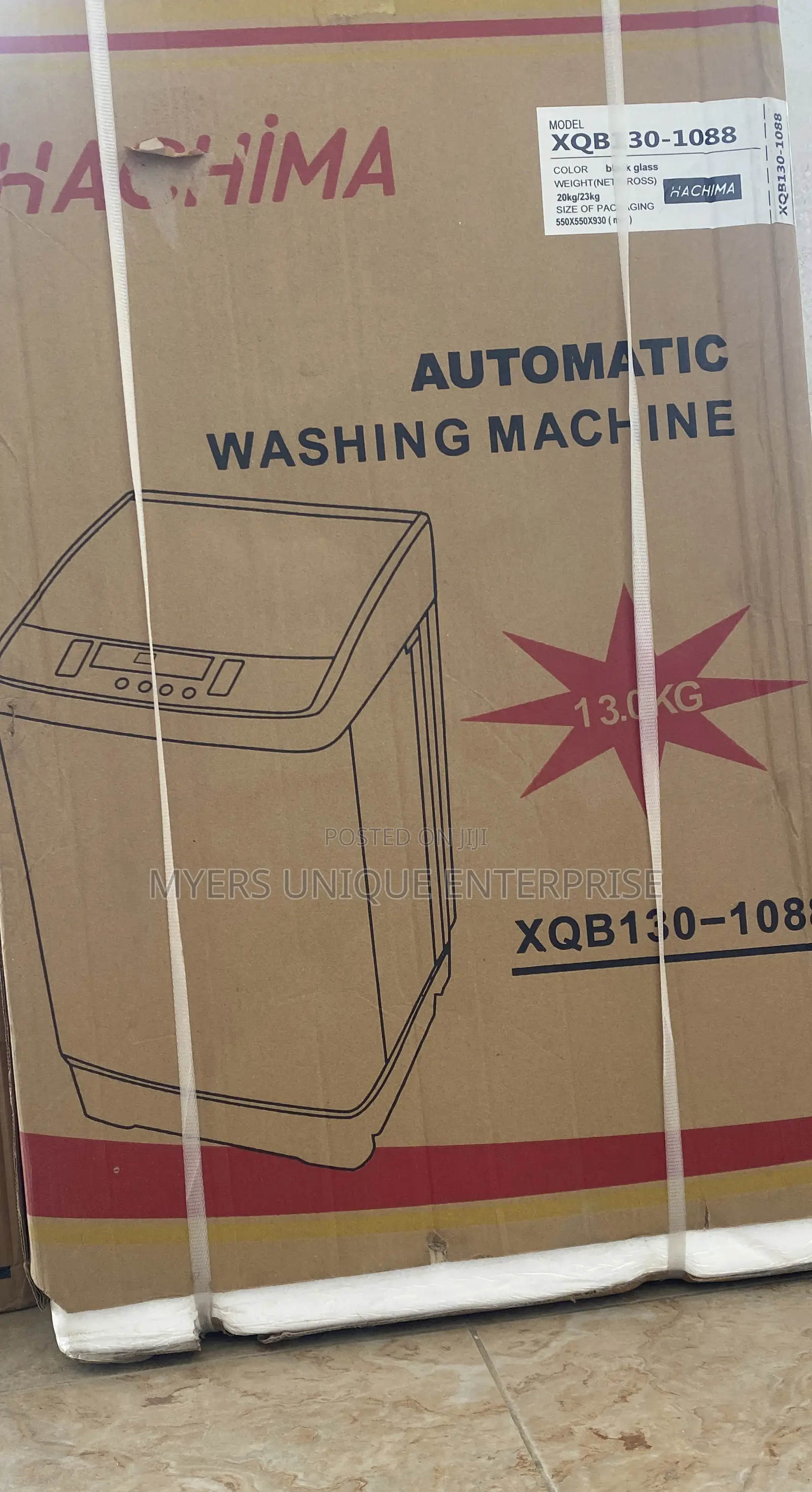 Hachima 13kg Original Automatic Washing Machine Free Delivery