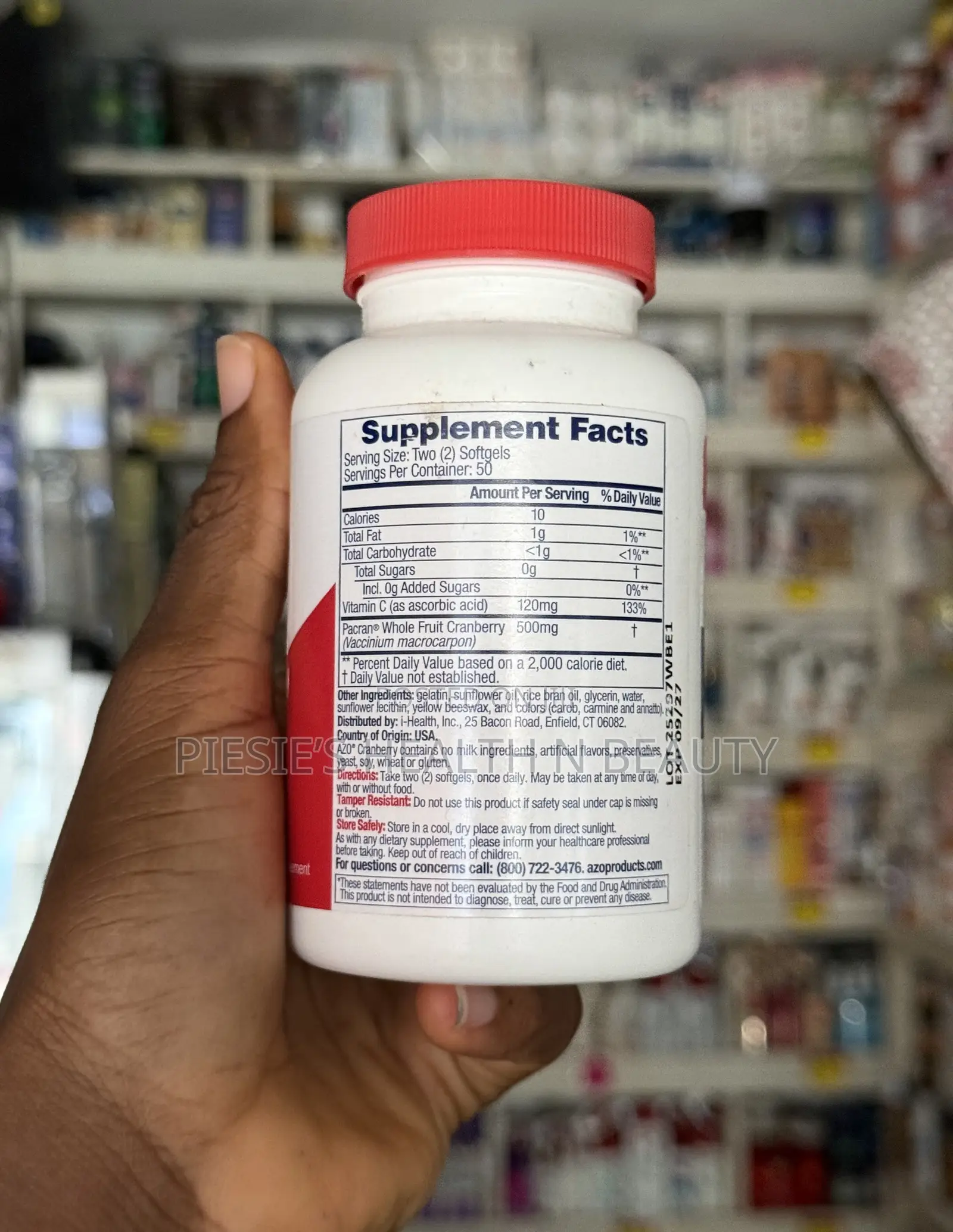 Azo Cranberry Urinary Tract Health Supplement