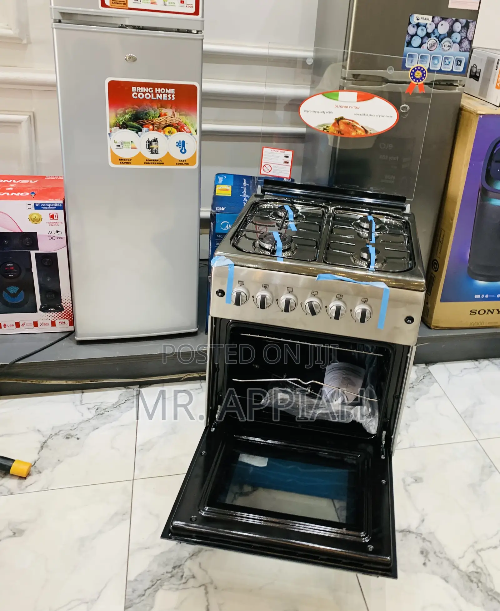 Shop Original Ferre 60x60cm 4 Gas Freestanding Cooker.