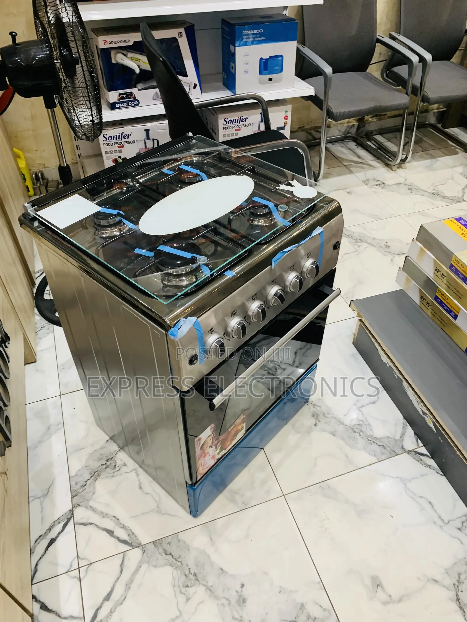 Call and Order for New Line Gas Cooker 4burner Volcano 60/60