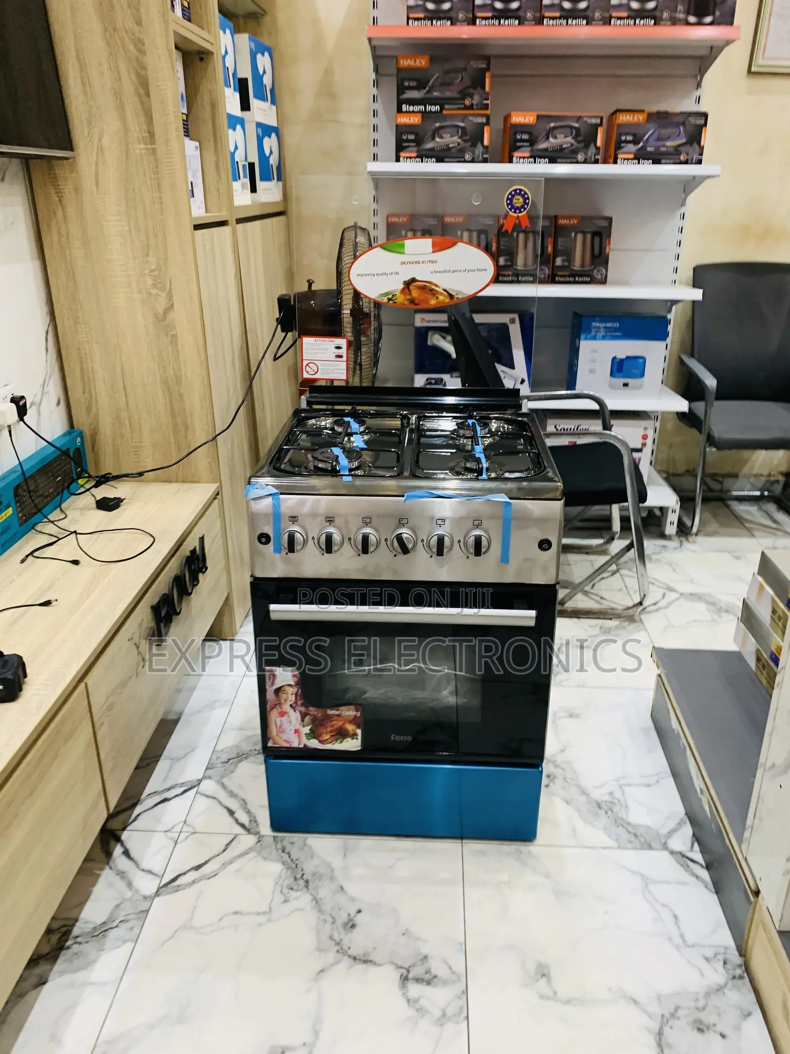 Freestanding Gas Cooker Oven 4burner 60/60 New Line
