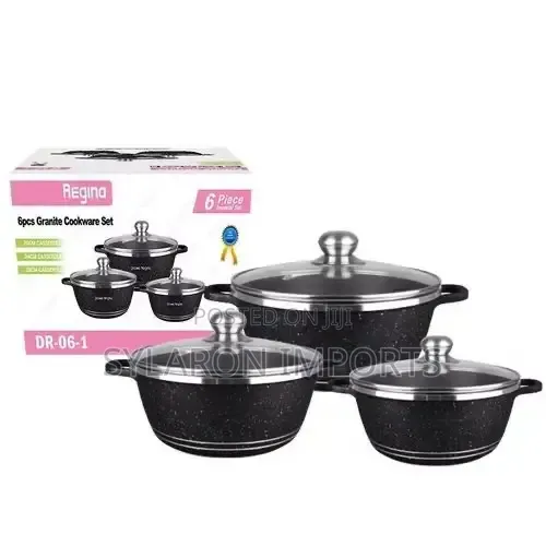 6-Piece Granite Cookware Set