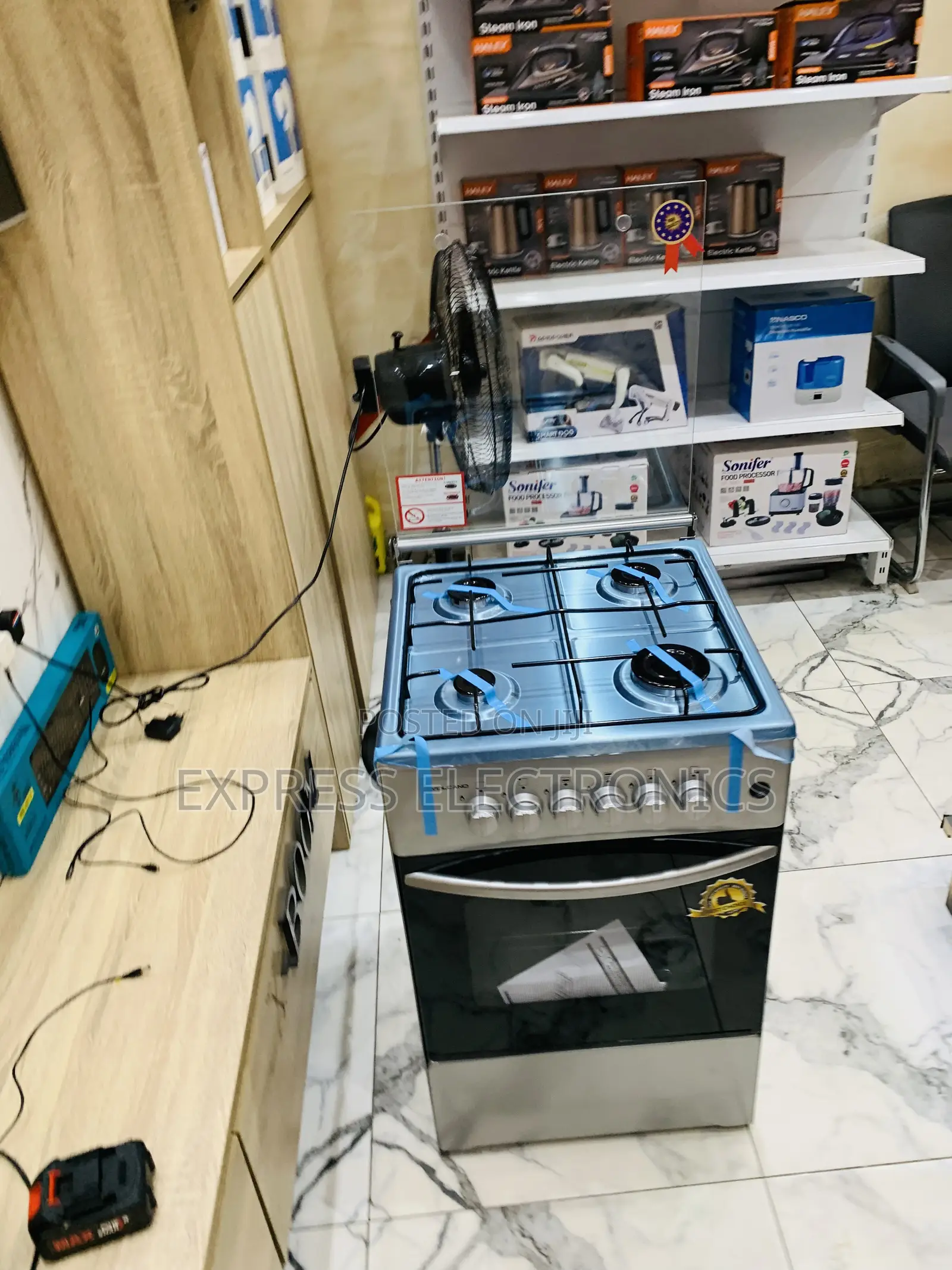 Limited Stock Gas Cooker Oven Grey 50/50 4burner