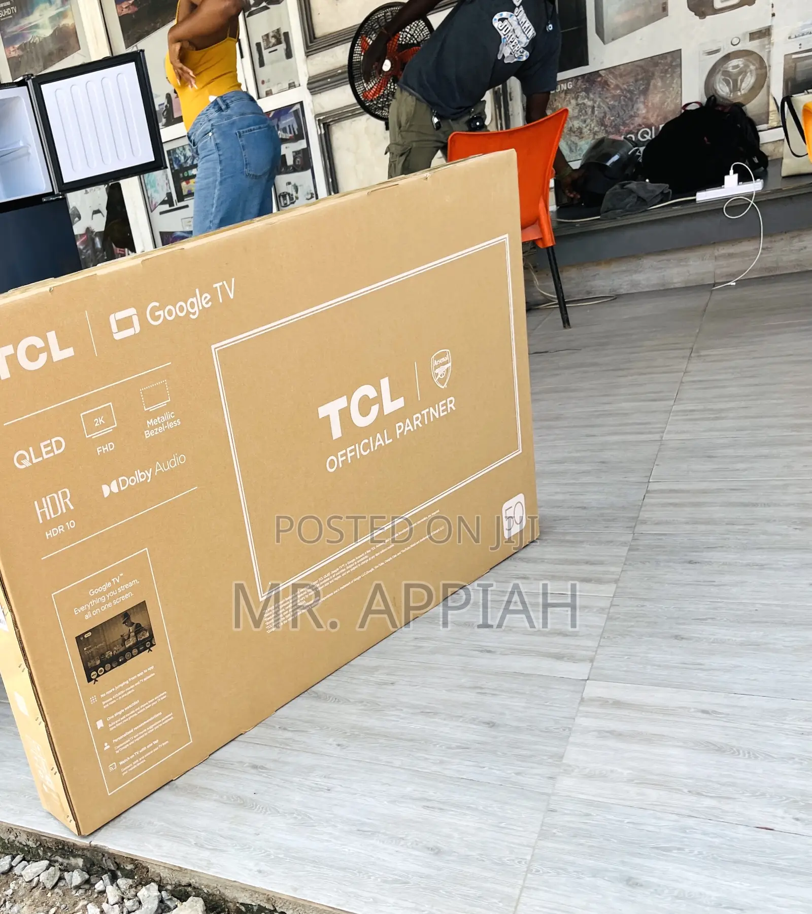 Unique TCL 50s5k 50 Inch Qled Smart Android Television(Black)