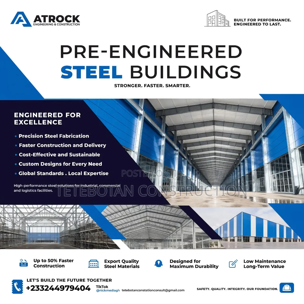 Specialized in Steel Structure Warehouse Fabrication and Installation