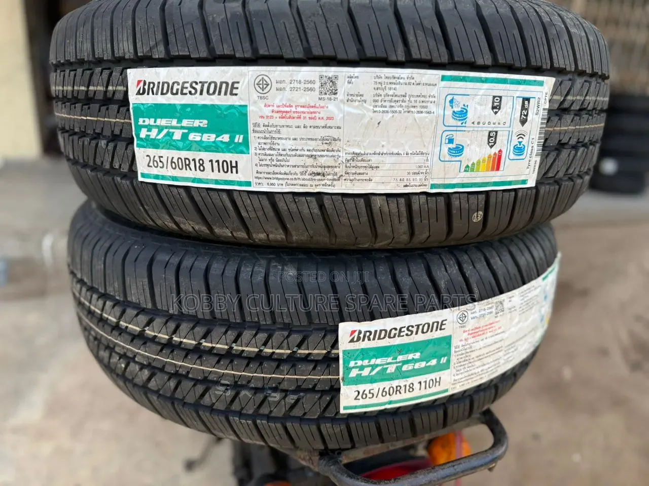 Original Bridgestone 265/60r18 Tyres Available for All Cars