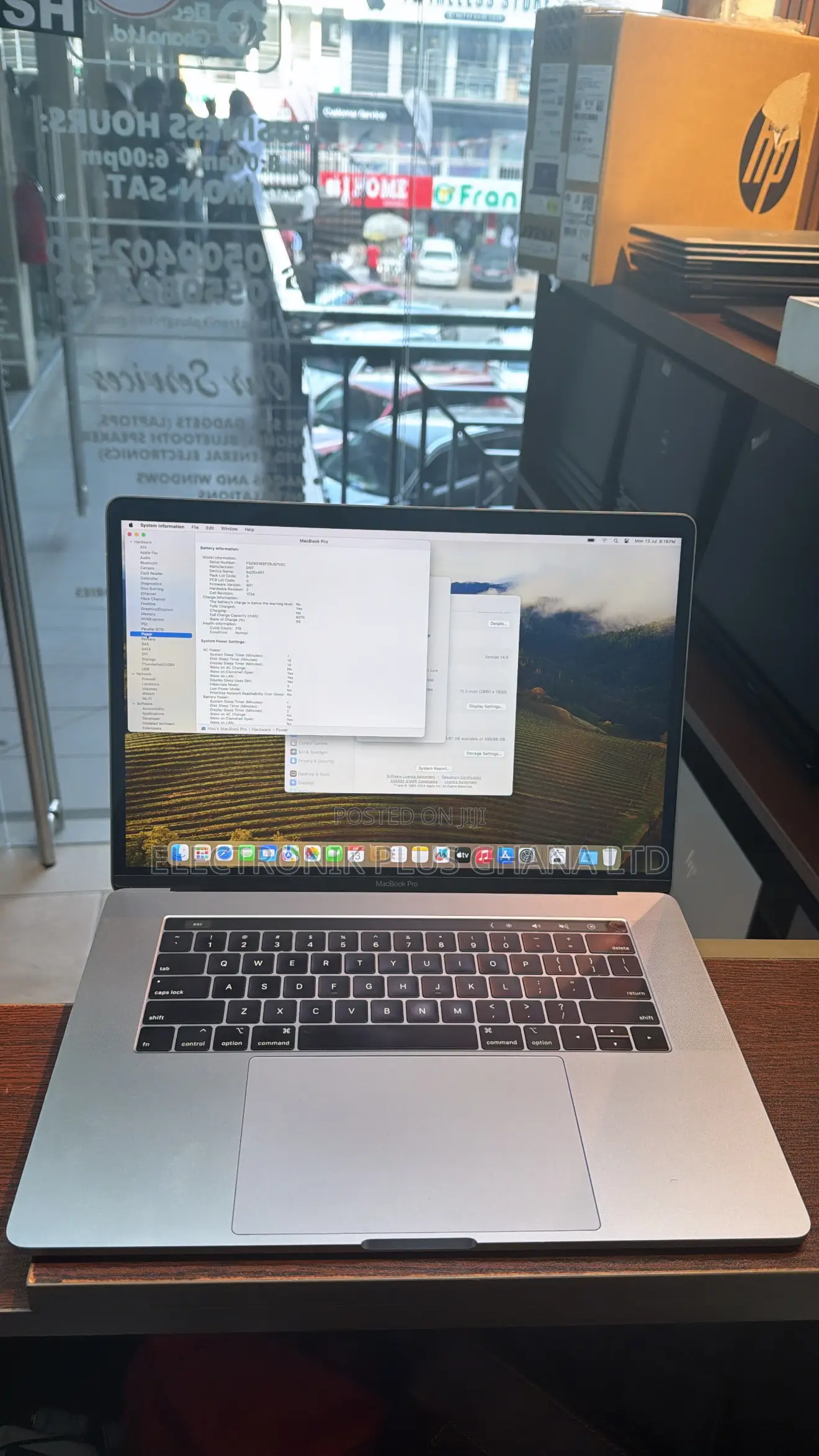 Laptop Apple MacBook Pro 2019 16GB Intel Core i9 SSD 512GB