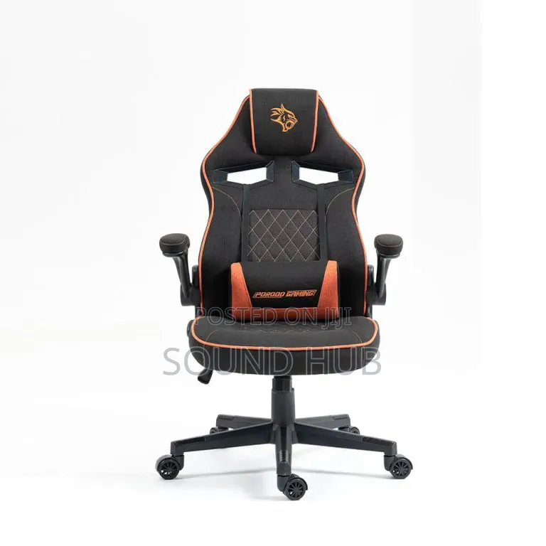 Porodo Gaming Chair With Fabric Covered Cushion