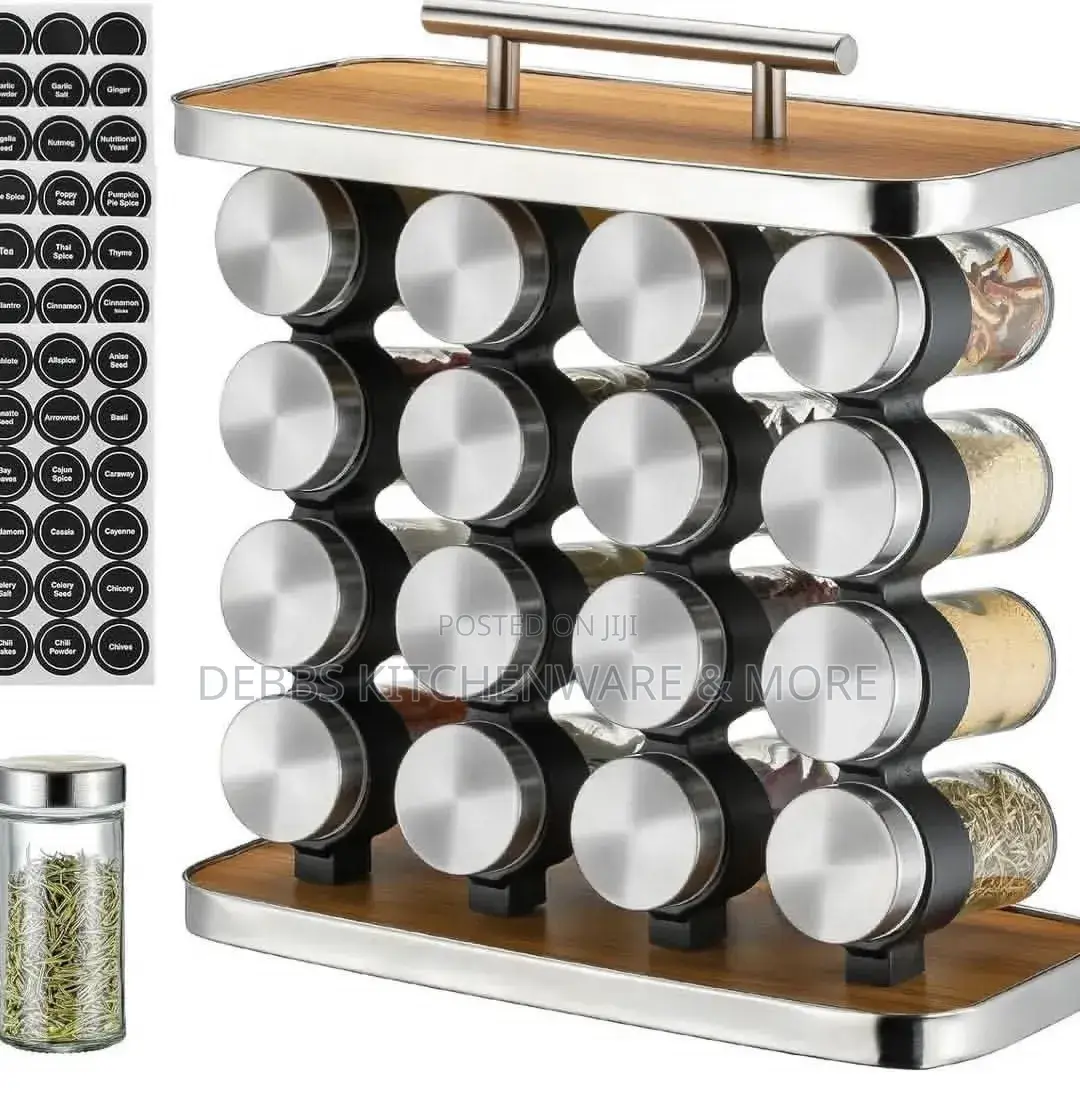 16pcs Spices With Rack