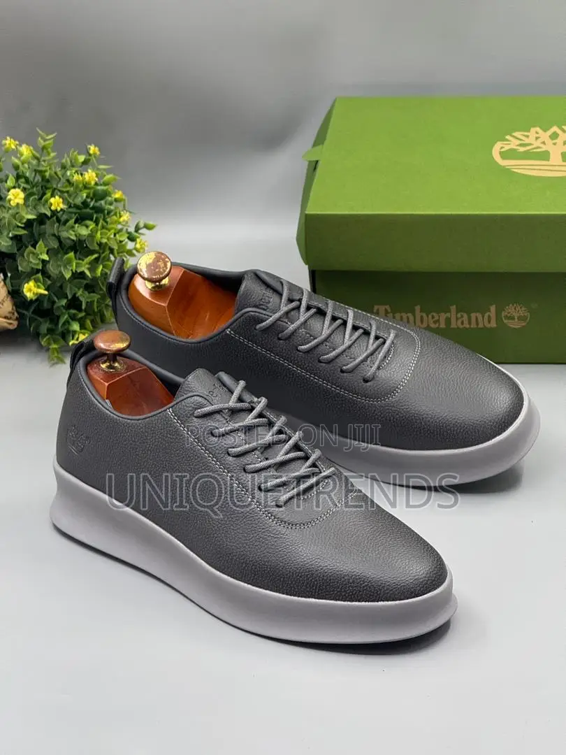 Timberland Casual Leather Sneakers (Grey)