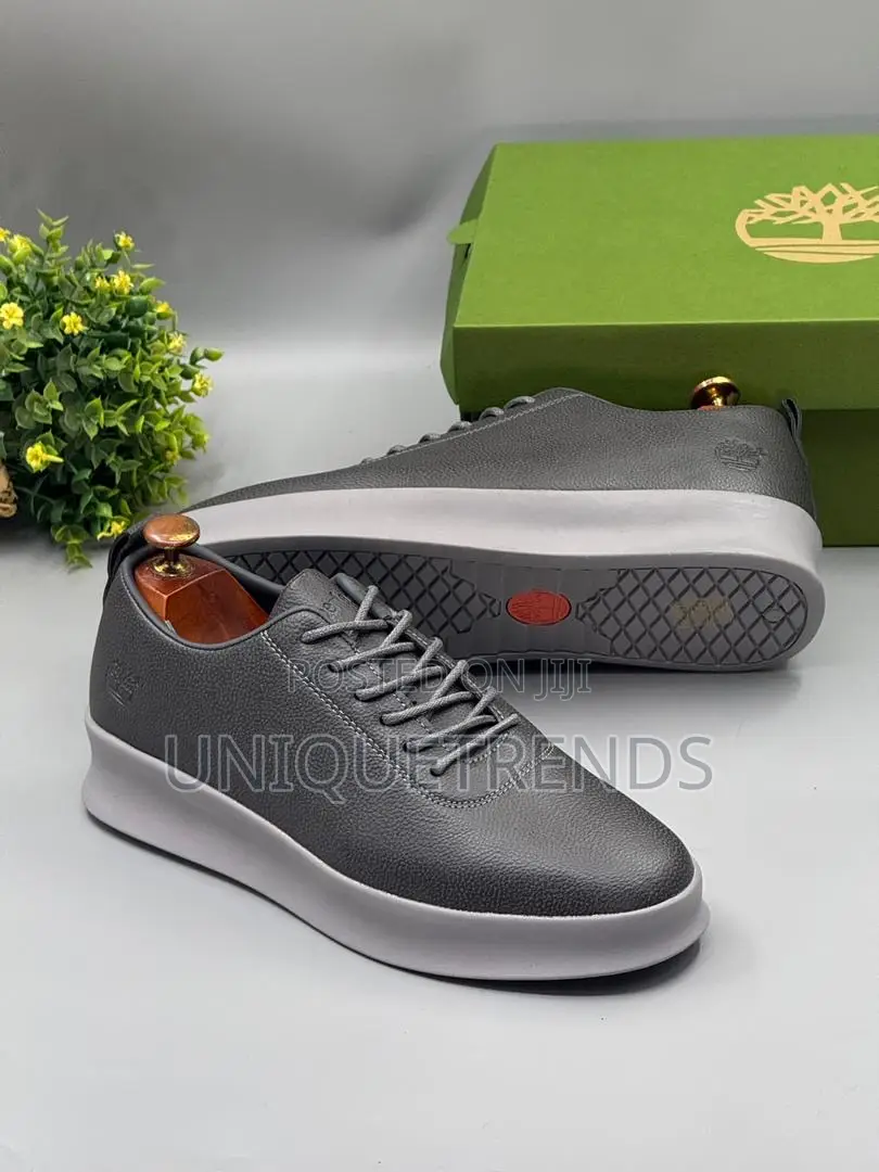 Timberland Casual Leather Sneakers (Grey)