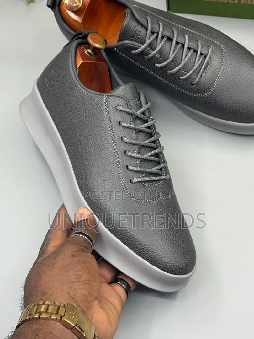Timberland Casual Leather Sneakers (Grey)
