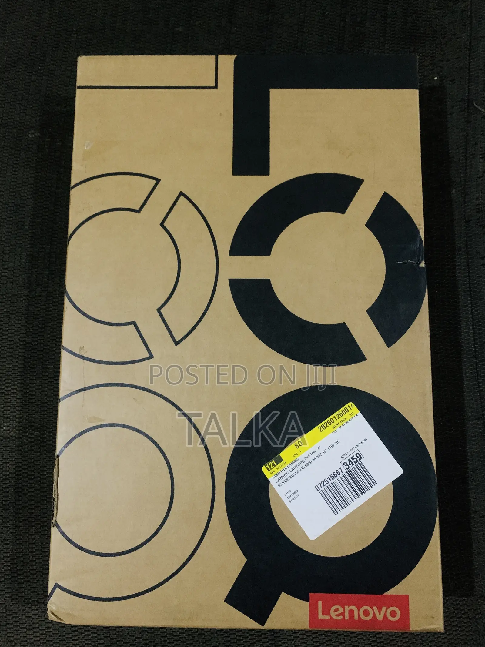 New Laptop Lenovo LOQ 15IRH8 16GB Intel Core i5 SSD 512GB