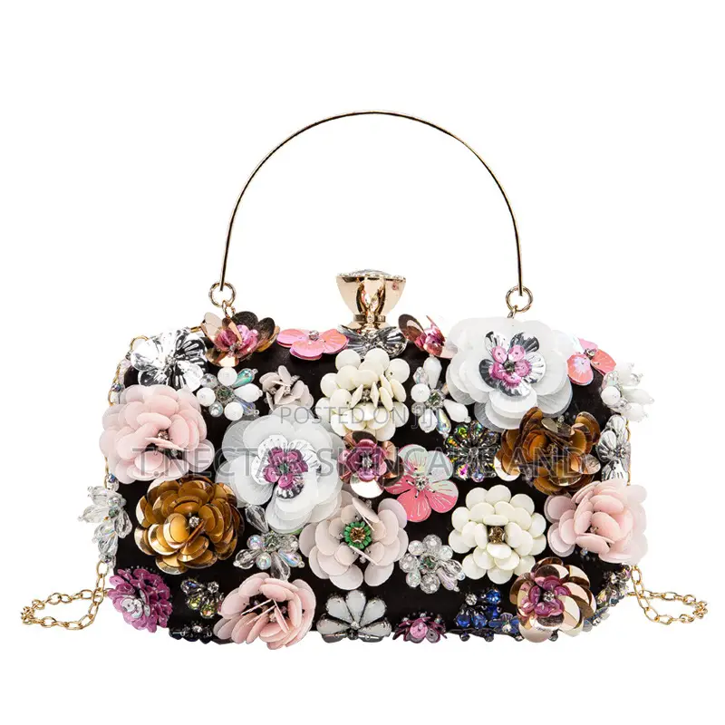 Flower Floral Clutch Bag