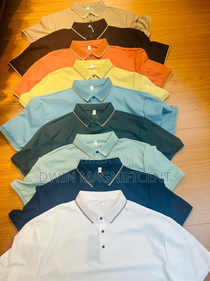High Quality Men’S Zipper Polo Shirt