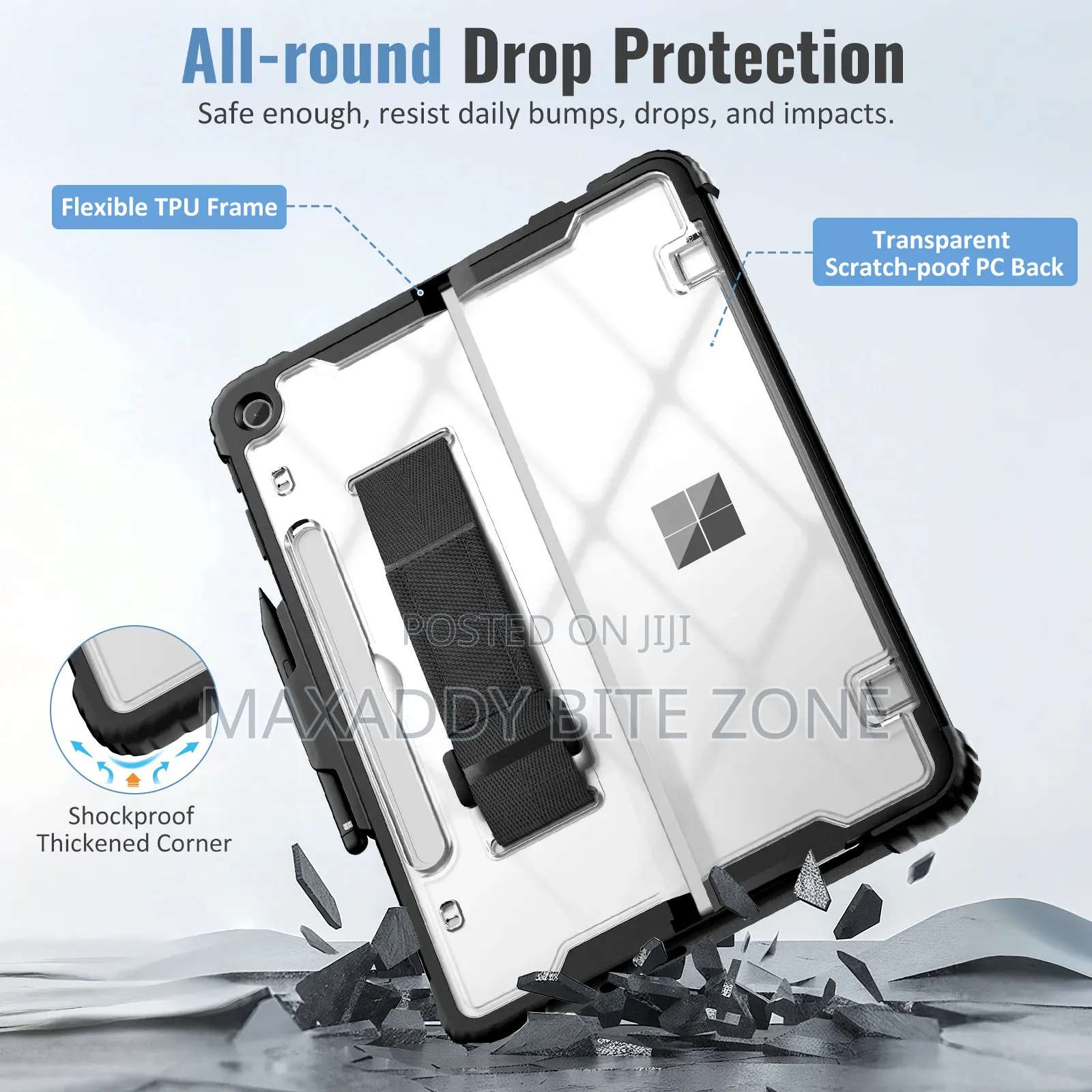 Shockproof Rugged Case for Surface Pro 7+/7/ 6/5/4
