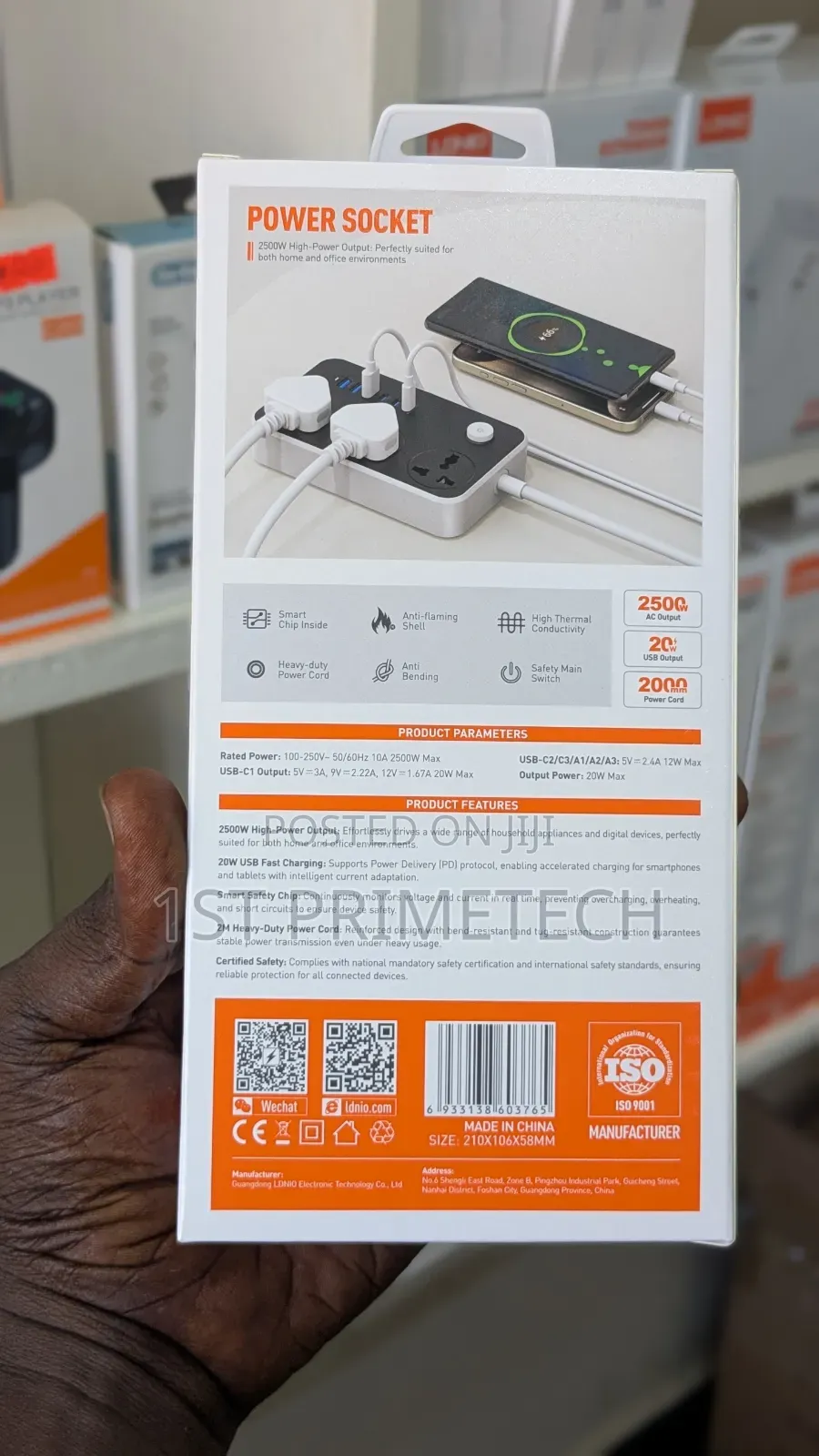 Ldnio Power Strip With Usb-C Ports