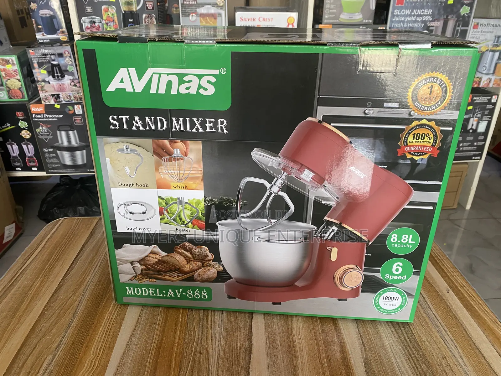 Avinas 8.8l Stand Mixer for Small Business or Home Use (Free Delivery)