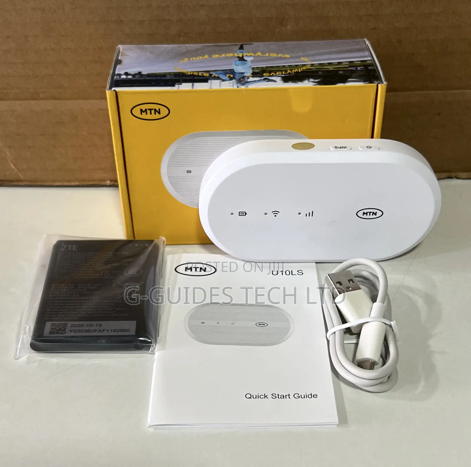 MTN 4g Broadband Universal Mifi Wi-Fi 6 (Zte U10ls)