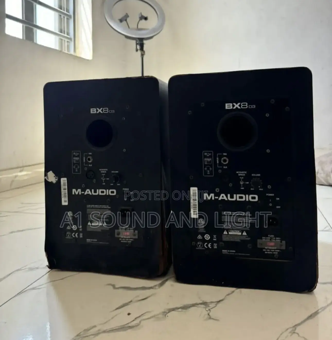 M-Audio Bx8 D3 150-Watts Bi-Amplifier Studio Monitors