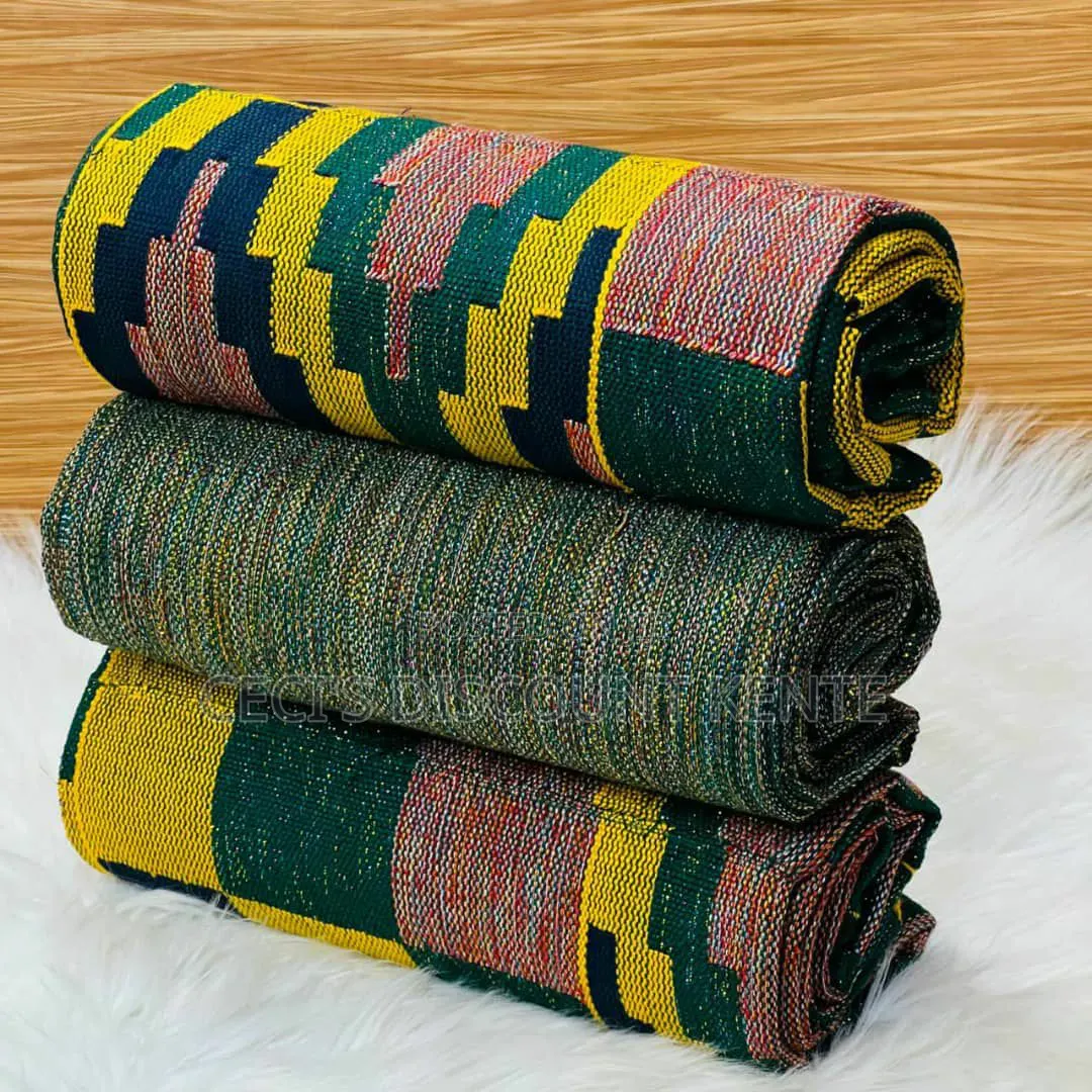 An Authentic Beautiful Asante Bonwire Kente