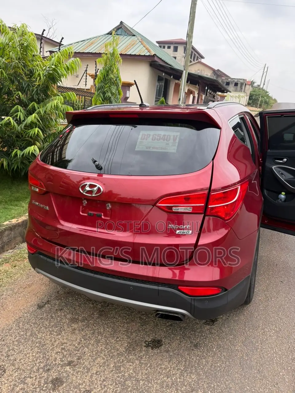 Hyundai Santa Fe Limited AWD 2016 Red