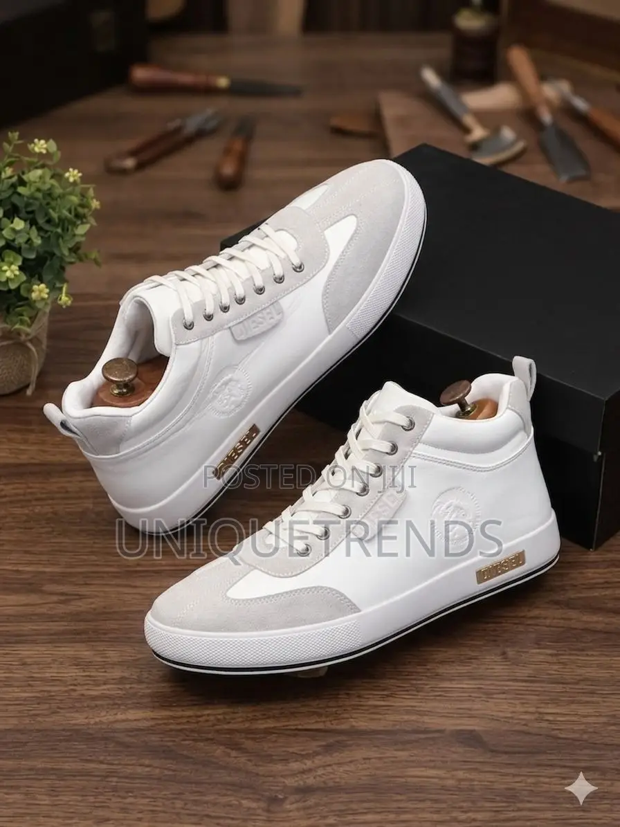 Diesel All White Sneakers