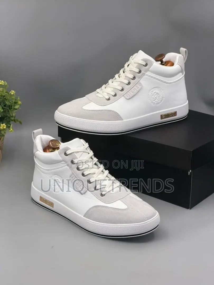 Diesel All White Sneakers