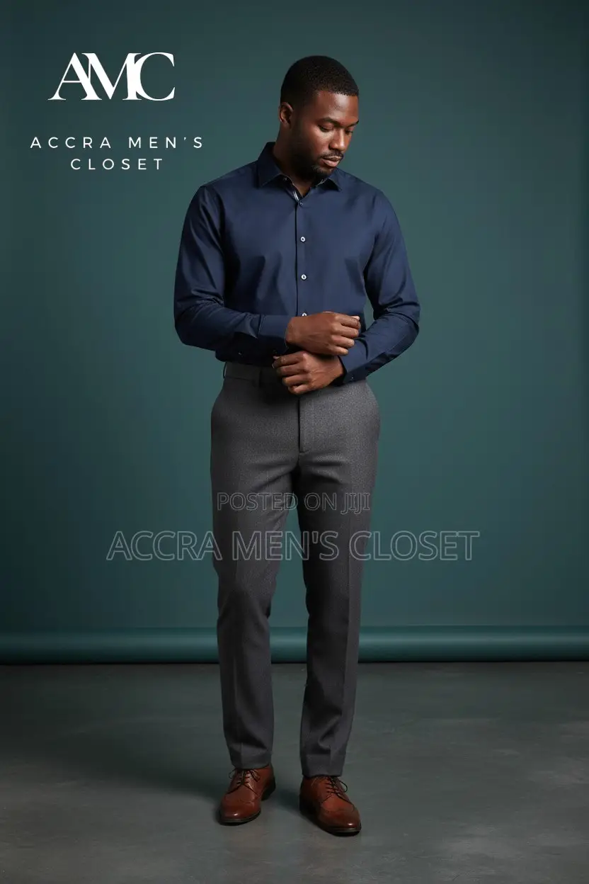 Men's Slim Fit Long Sleeve Dress Shirts– Office, Formal Smart Casual