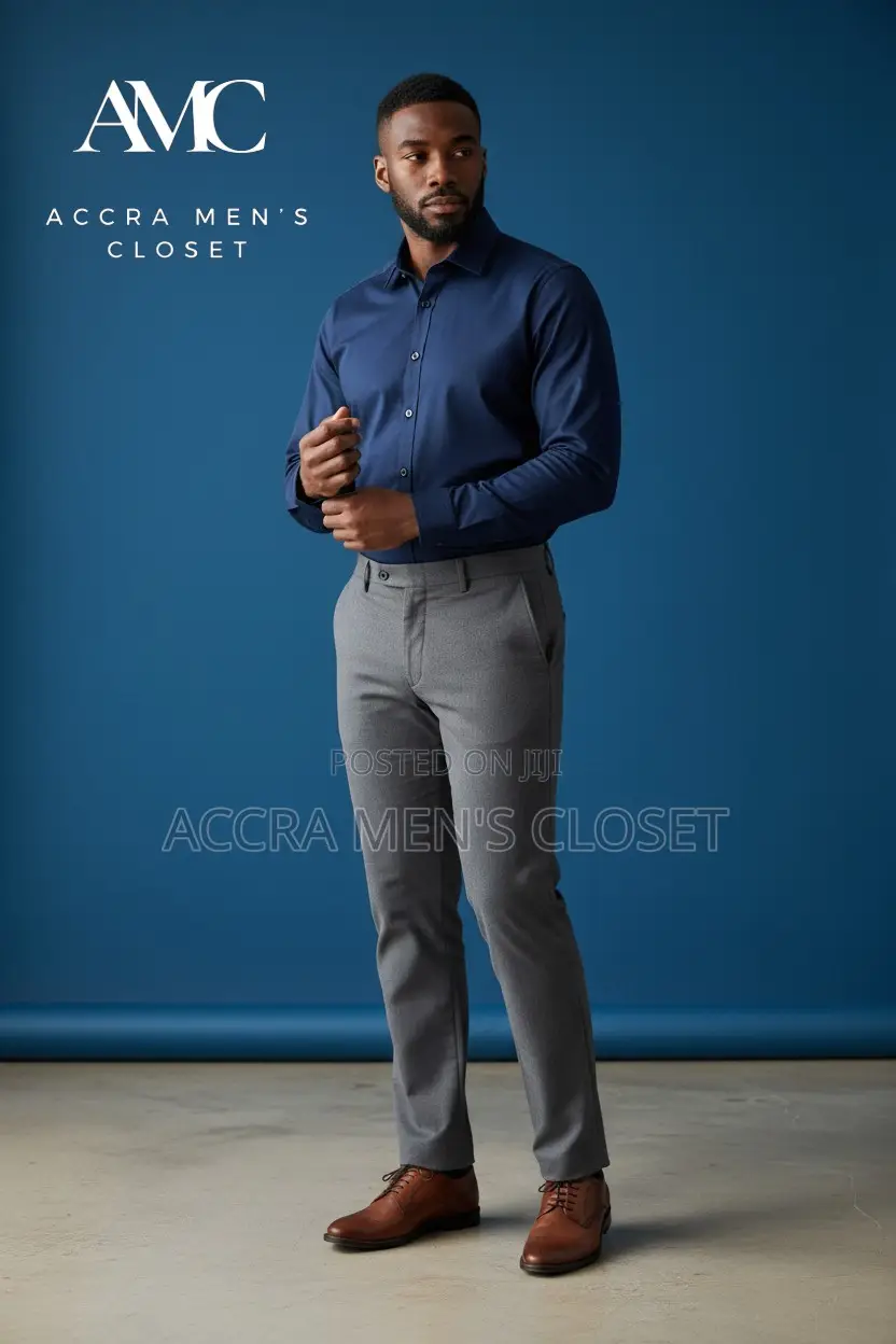 Men's Slim Fit Long Sleeve Dress Shirts– Office, Formal Smart Casual