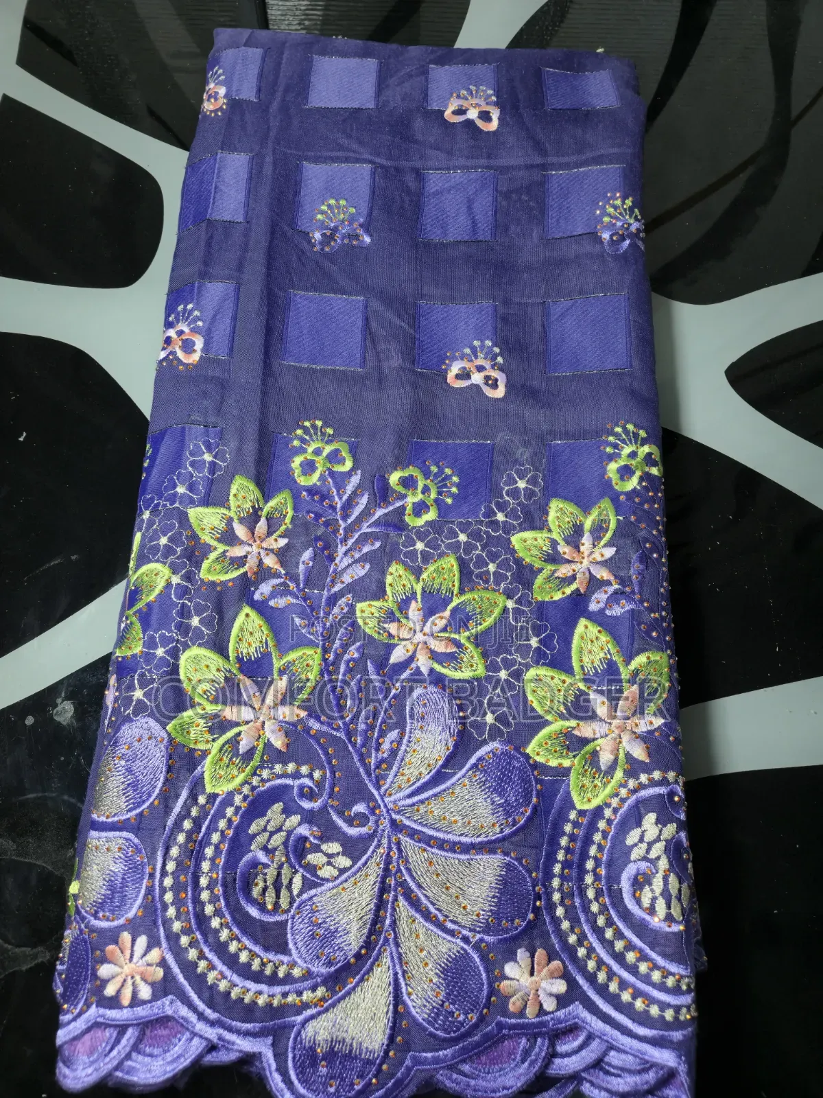Gorgeous Lace With Embroidery