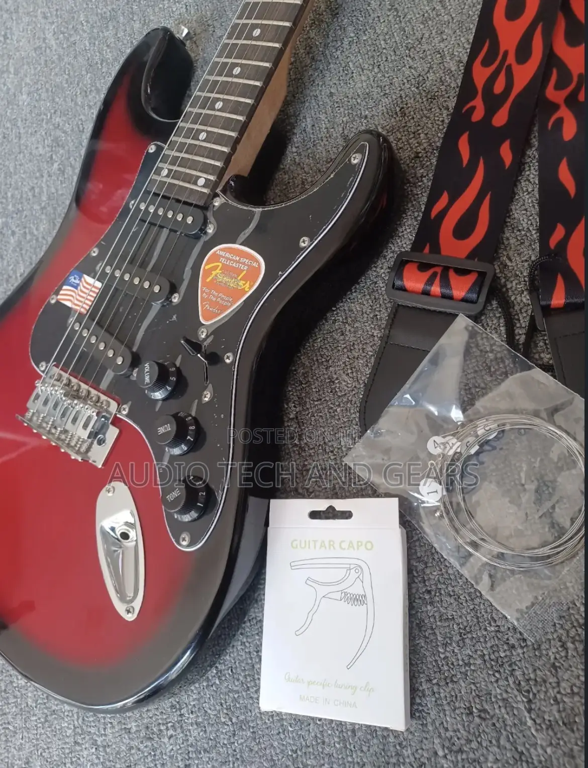 Fender Lead Guitar Set (Bag Included)