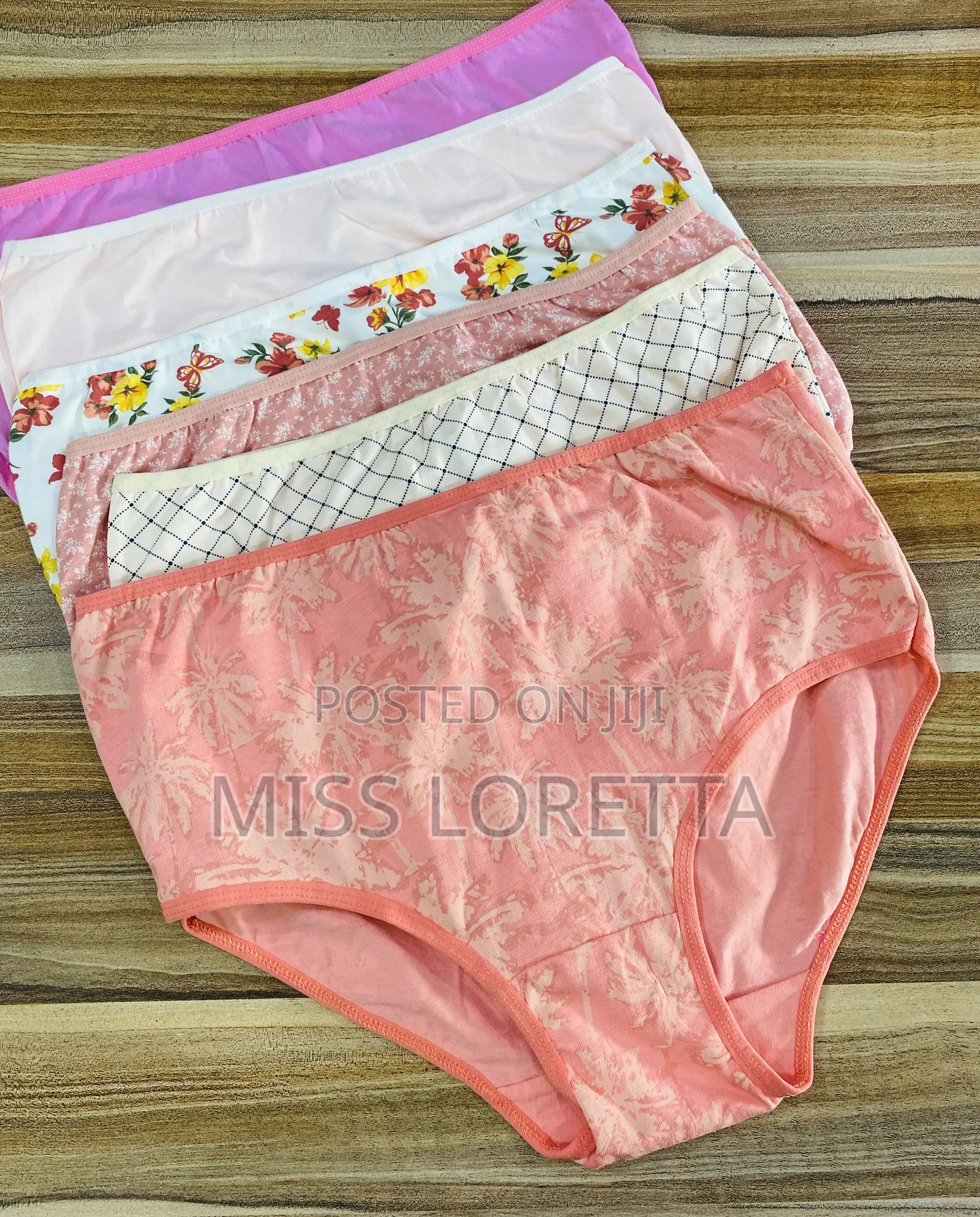 Full Cotton Panties - Mix Print