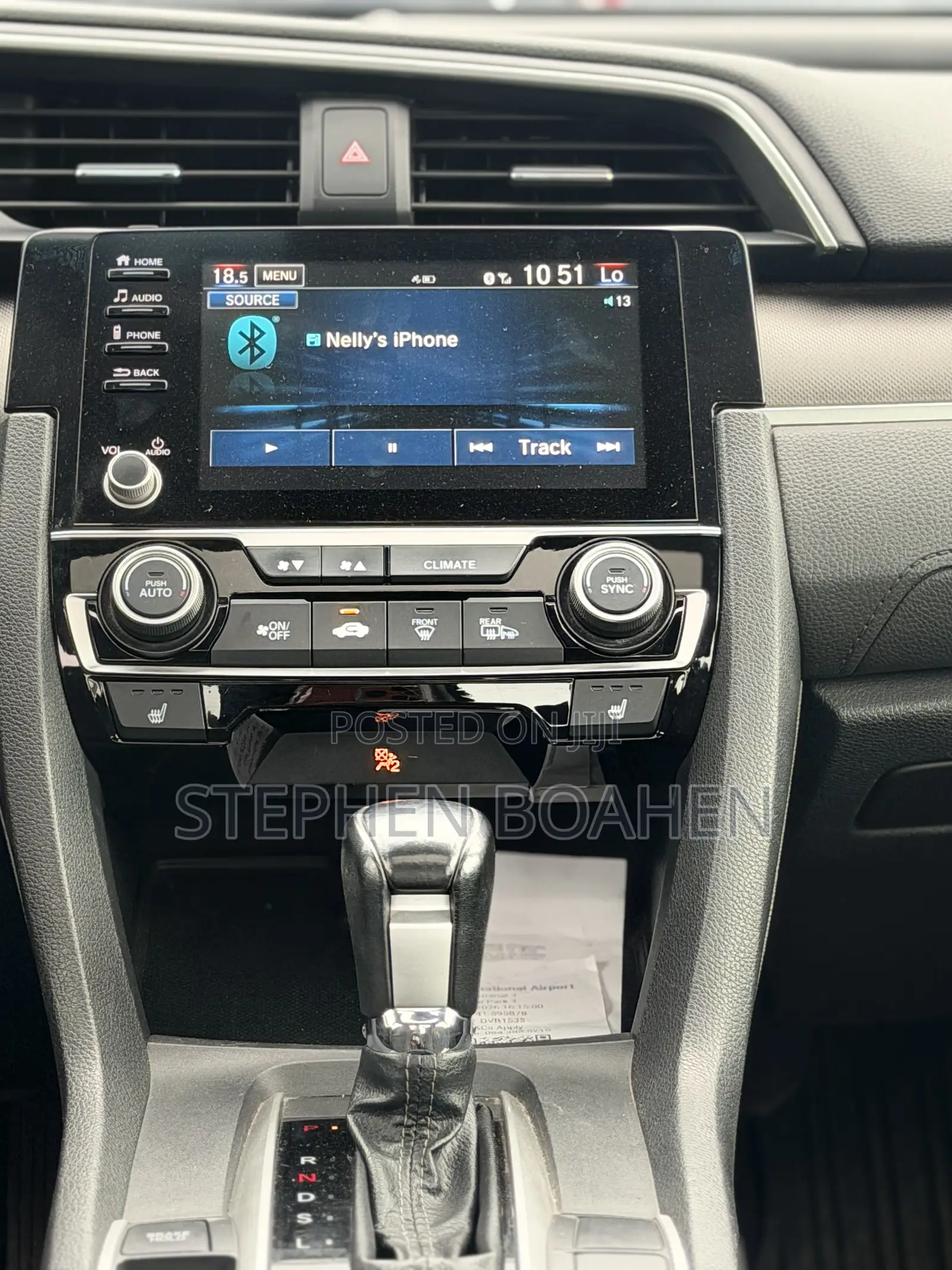 Honda Civic EX Sedan 2019 Black
