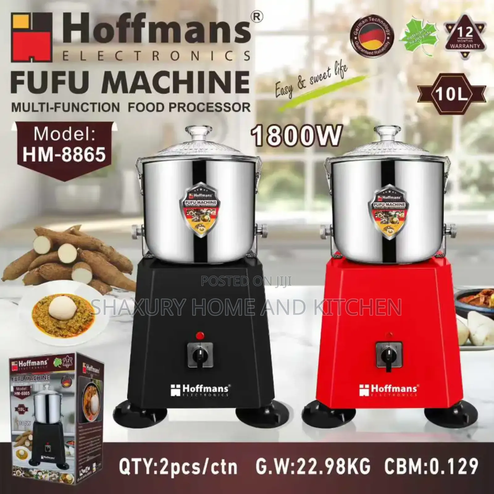 Hoffman 10 Litres Fufu Machine