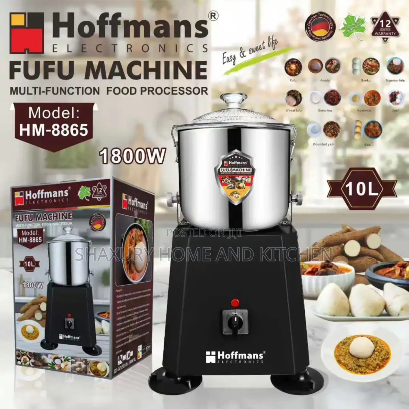 Hoffman 10 Litres Fufu Machine