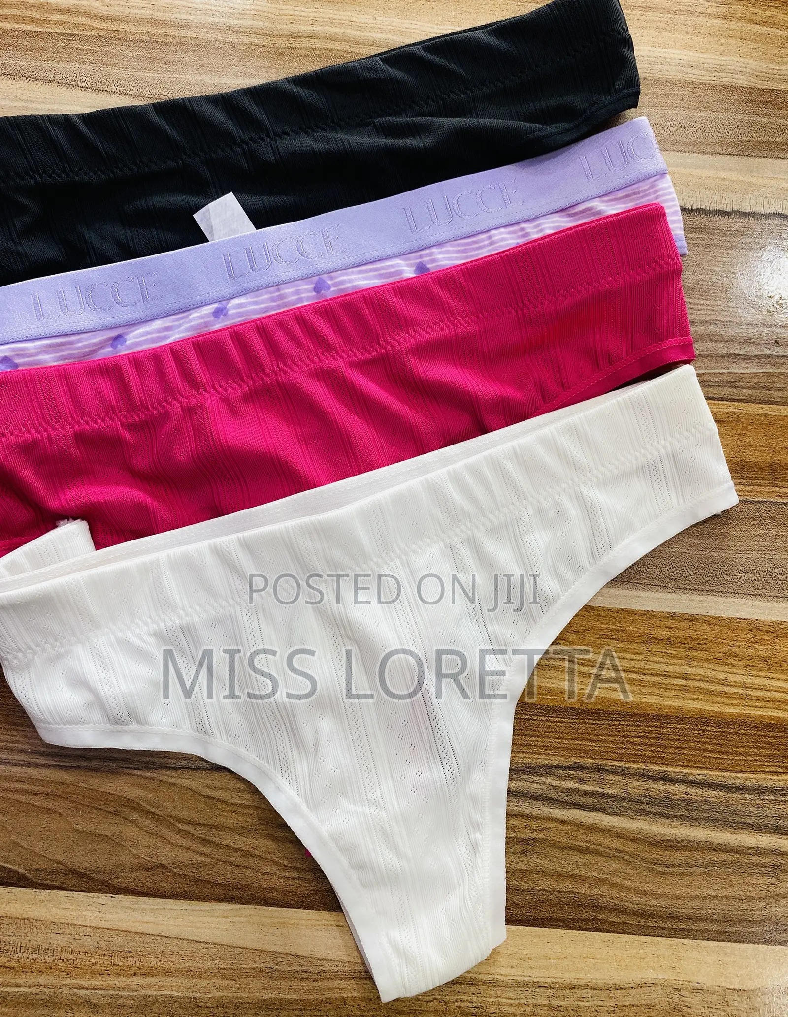 Cotton Blend Thongs - Low Rise