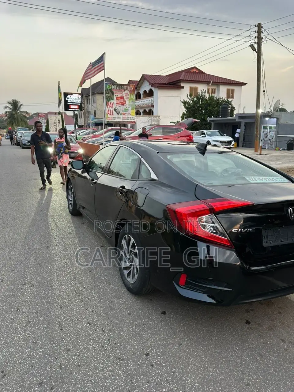 Honda Civic EX-L Sedan 2018 Black
