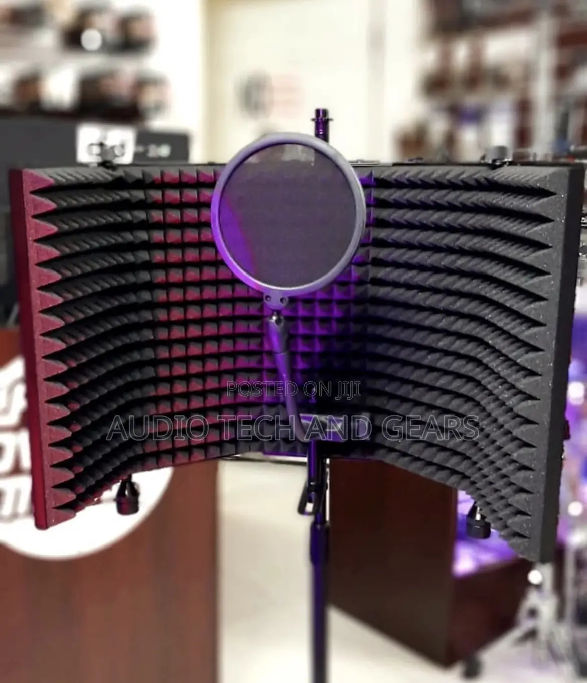 Portable Microphone Isolation Shield
