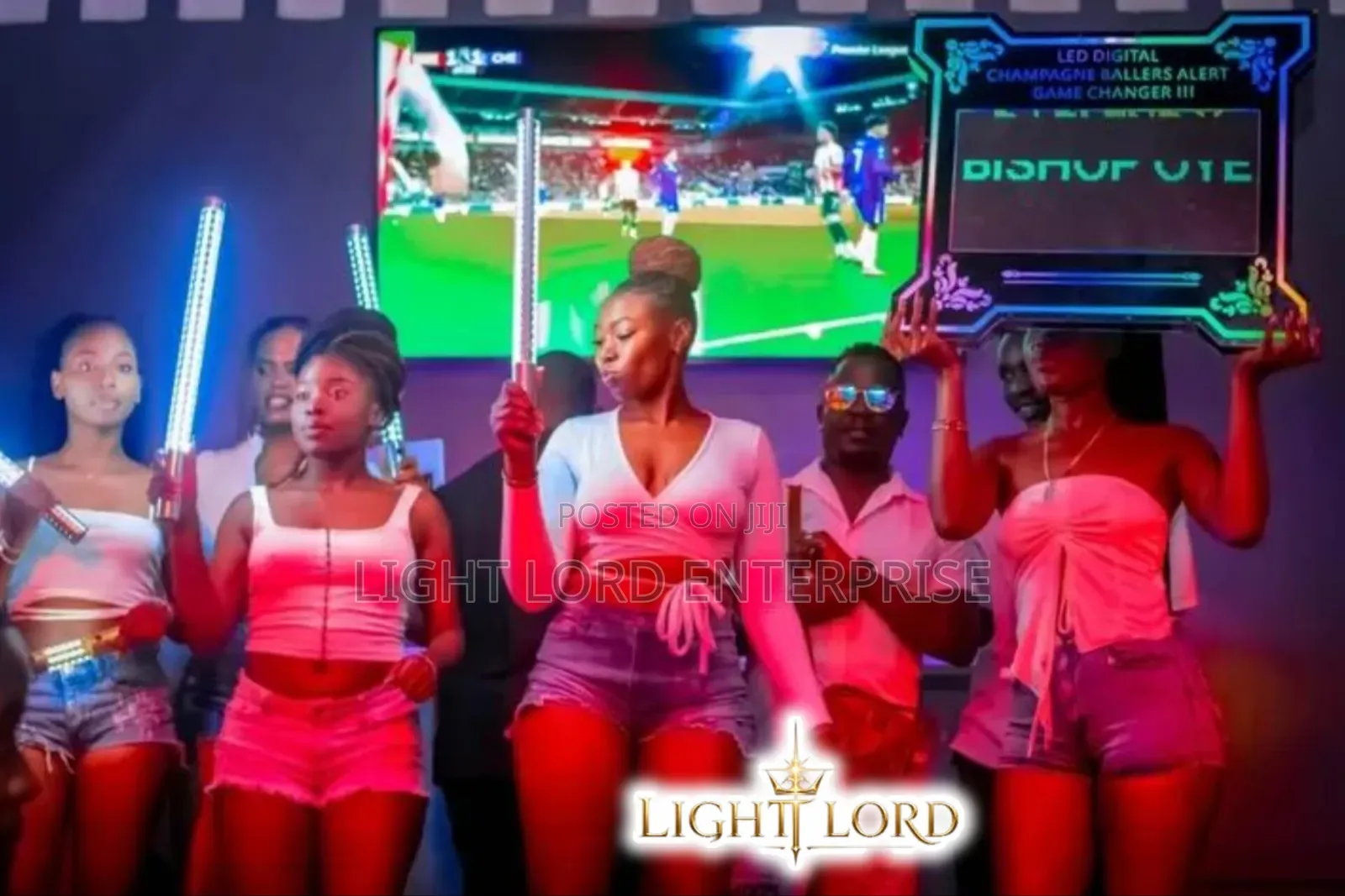 Pure Silver Champagne Led Light