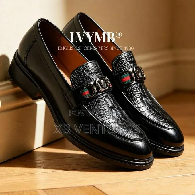 Crocodile Embossed Men Shoe