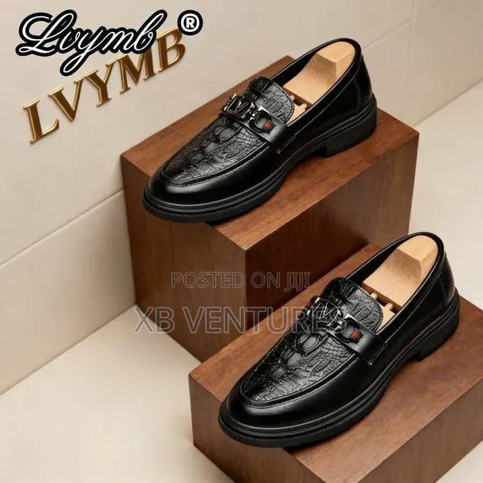 Crocodile Embossed Men Shoe