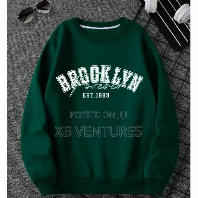 Men's Casual Sweatshirt Warm Long Sleeve Shirt,Green
/ White